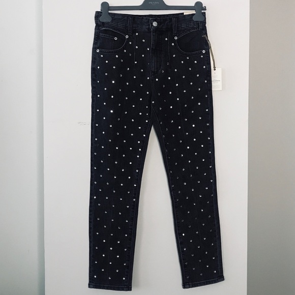 Anthropologie Rhinestone Embellished Jeans - Picture 14 of 14